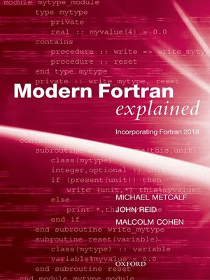 cover image of Modern Fortran Explained